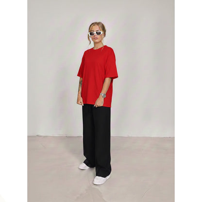 Oversized Tee With Black Flapper