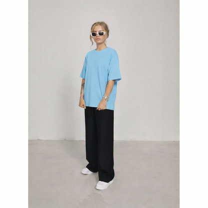 Oversized Tee With Black Flapper