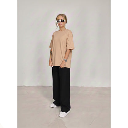 Oversized Tee With Black Flapper