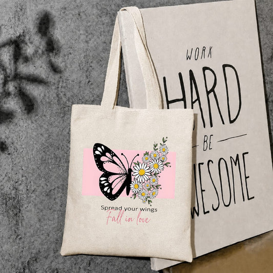 Spread your wings canvas tote bag