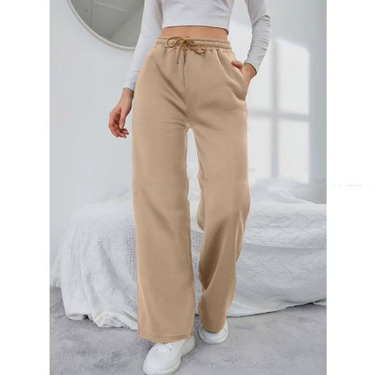 Beige Wide Leg Flapper