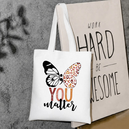 You matter canvas tote bag