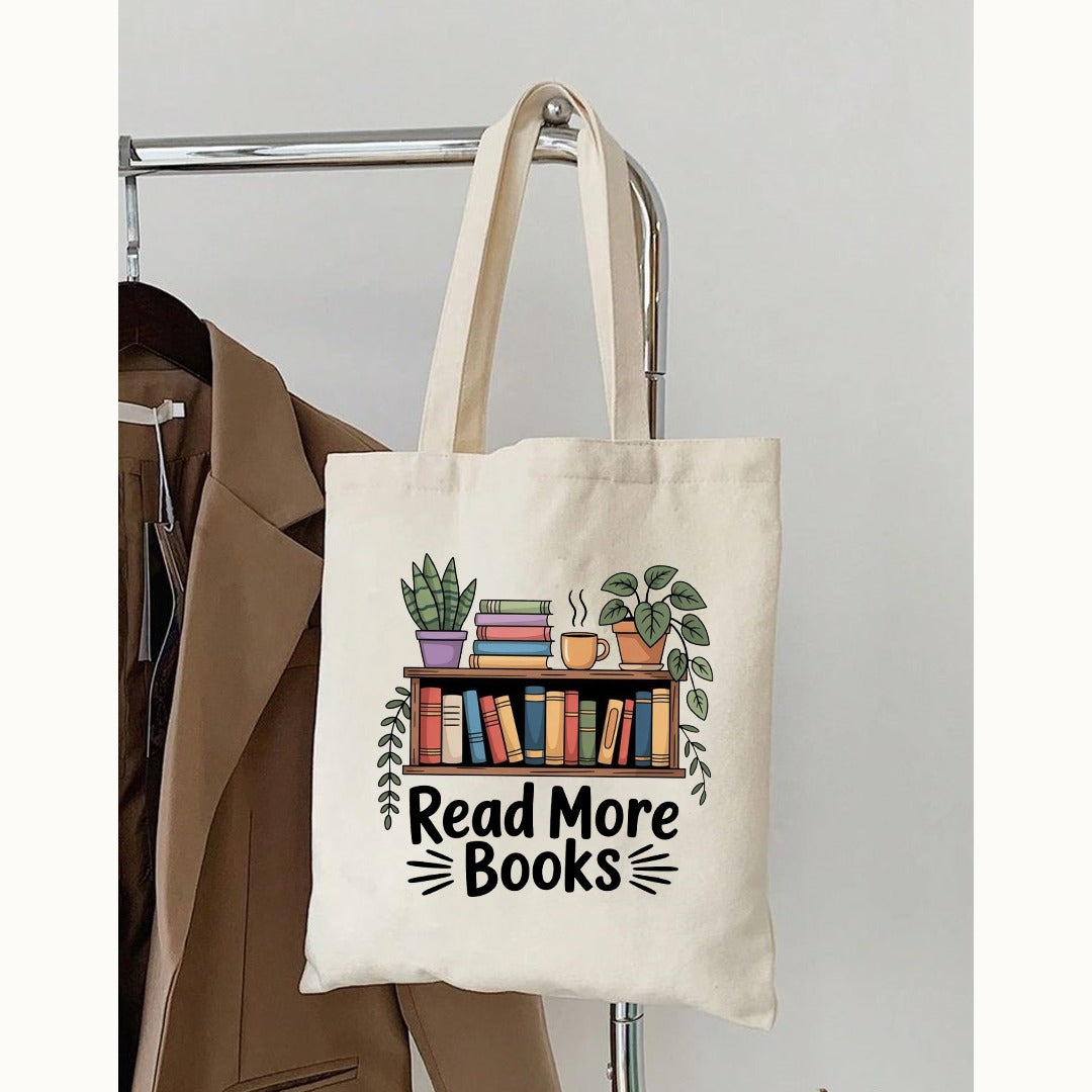 Read More Books Printed Tote Bag