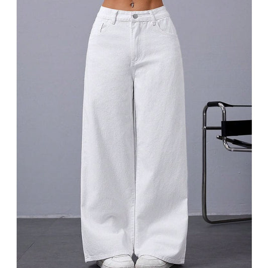 White Wide Leg Jeans
