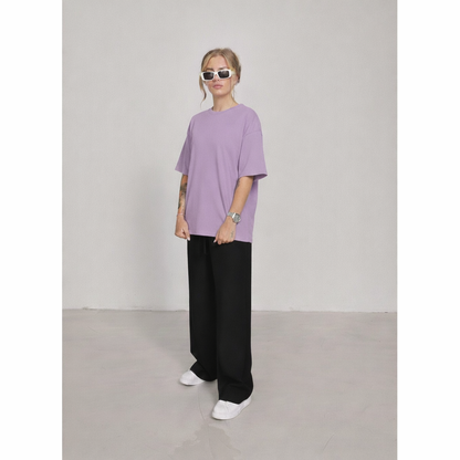 Oversized Tee With Black Flapper
