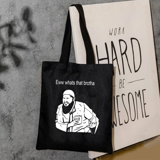 Eww whats that brotha canvas tote bag