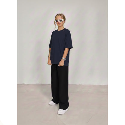 Oversized Tee With Black Flapper
