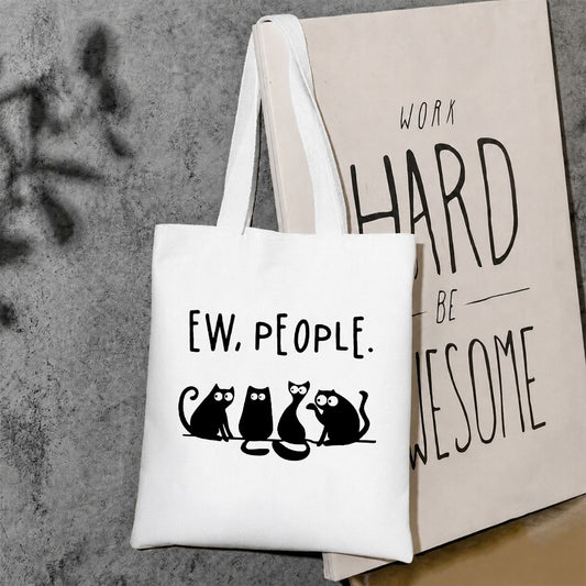 Ew people canvas tote bag