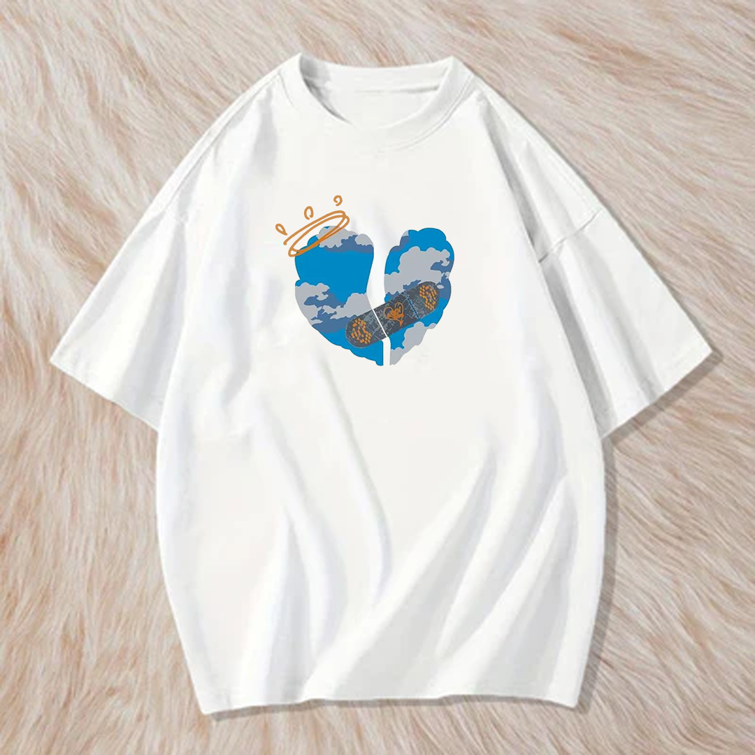 Sky heart t shirt