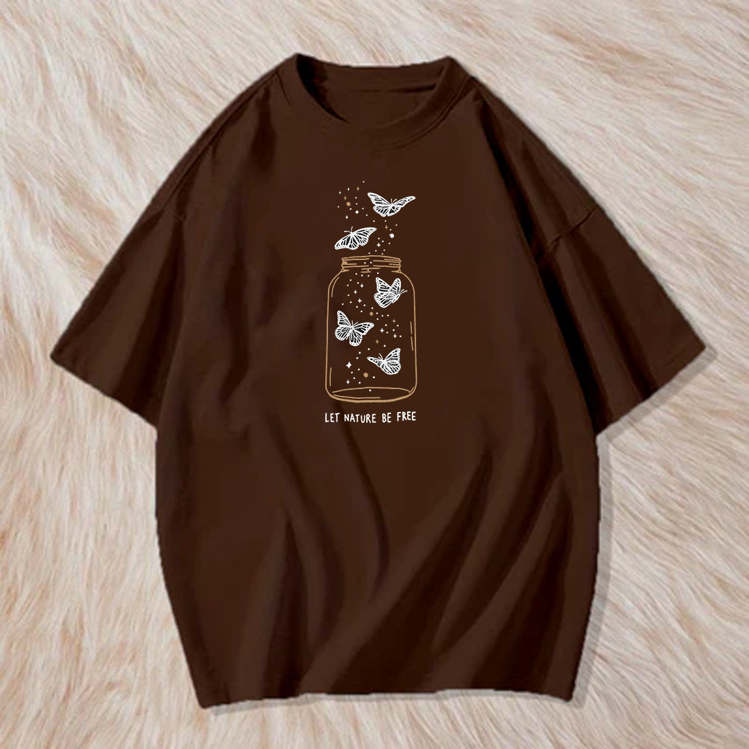 Let nature be free t shirt