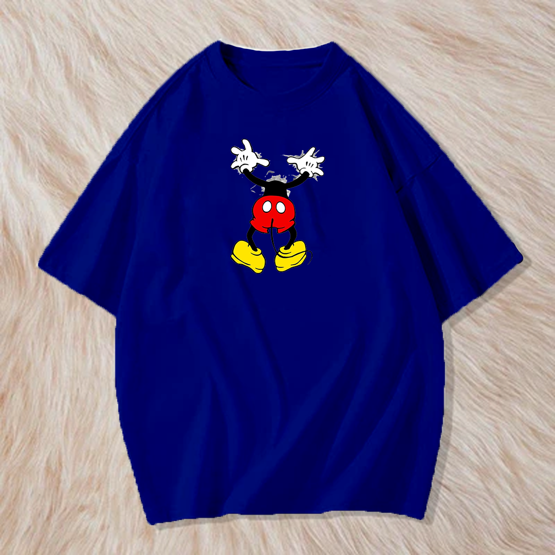 Graphic mickey print t shirt