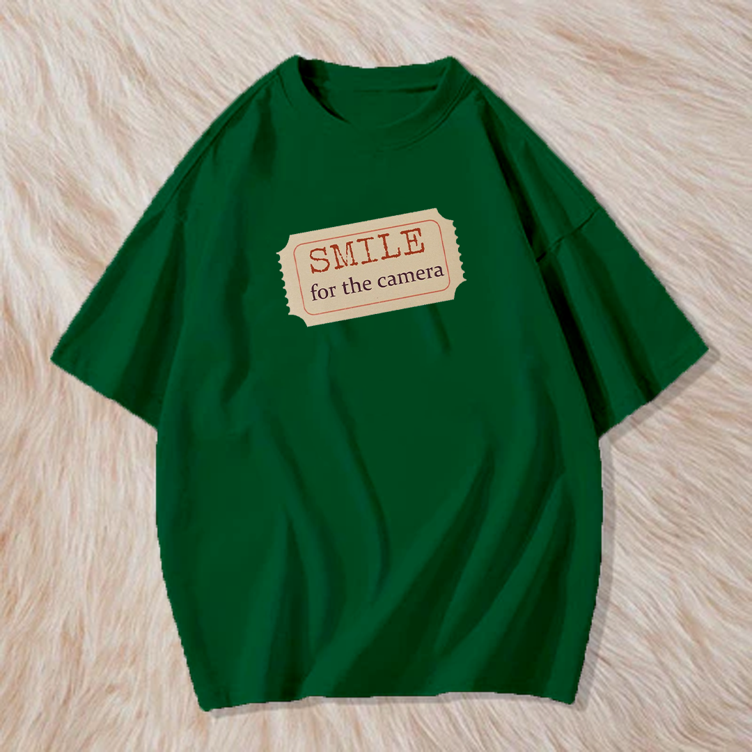 Smile for the camera t shirt