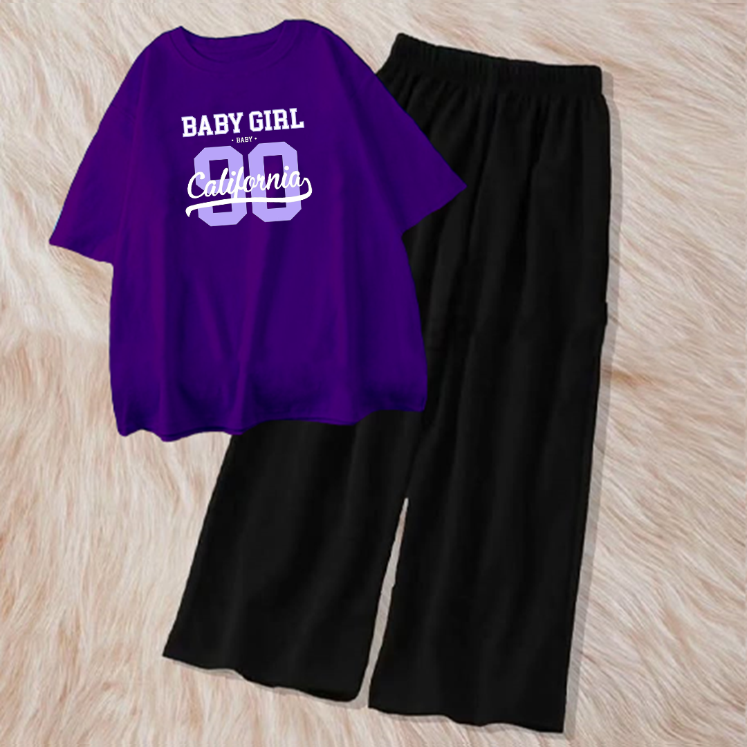 Baby girl 90 california with flapper combo