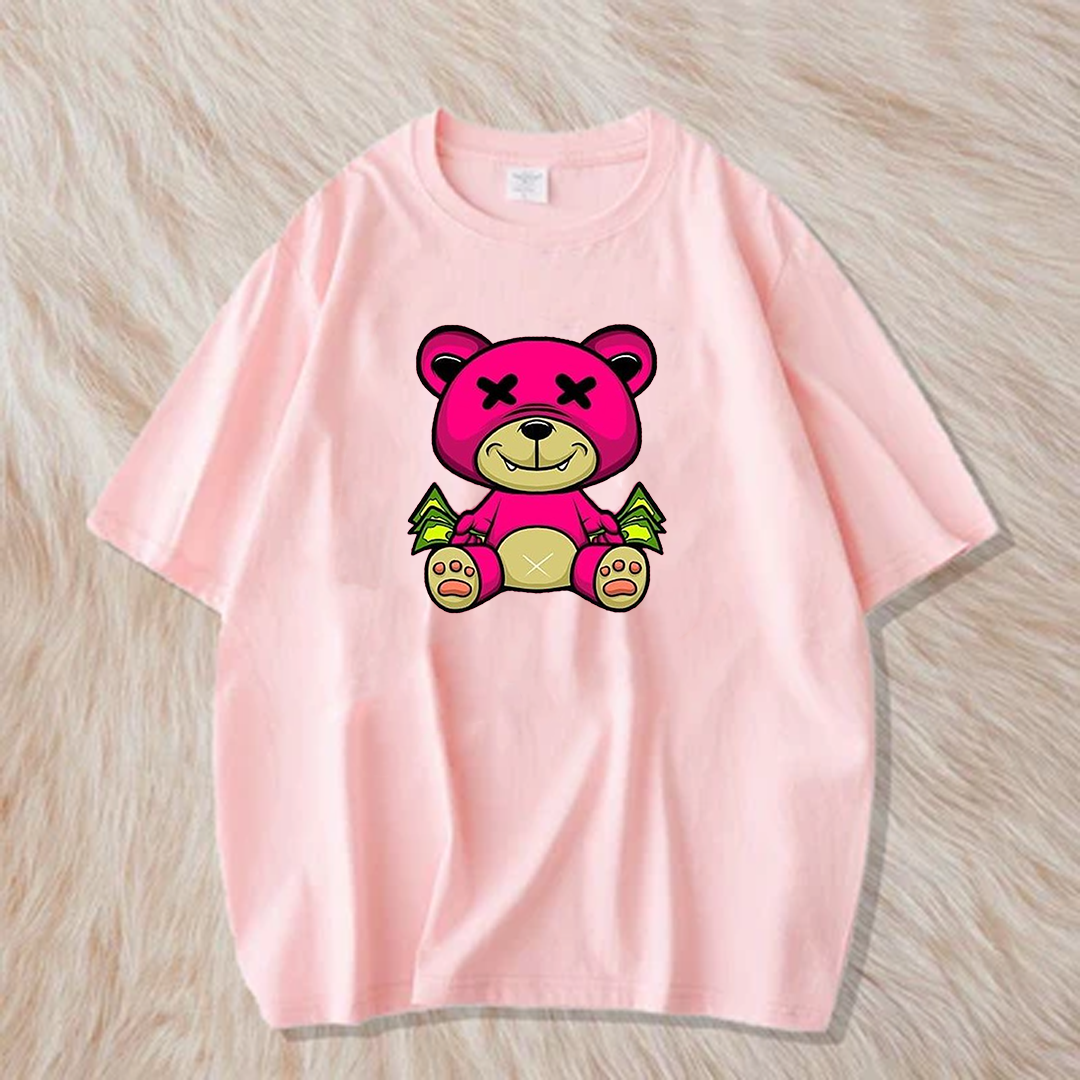 Pink bear t shirt