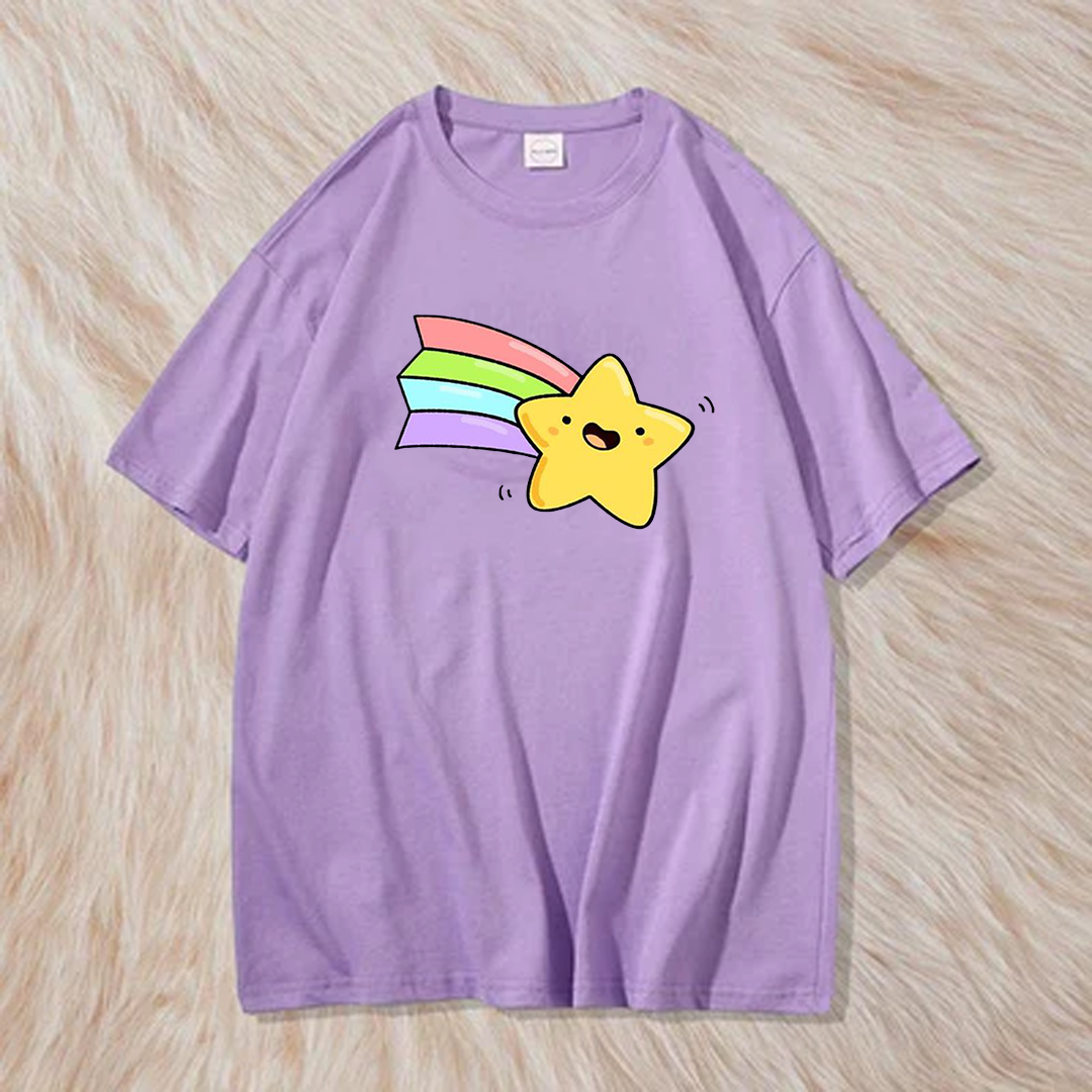 Rainbow star t shirt