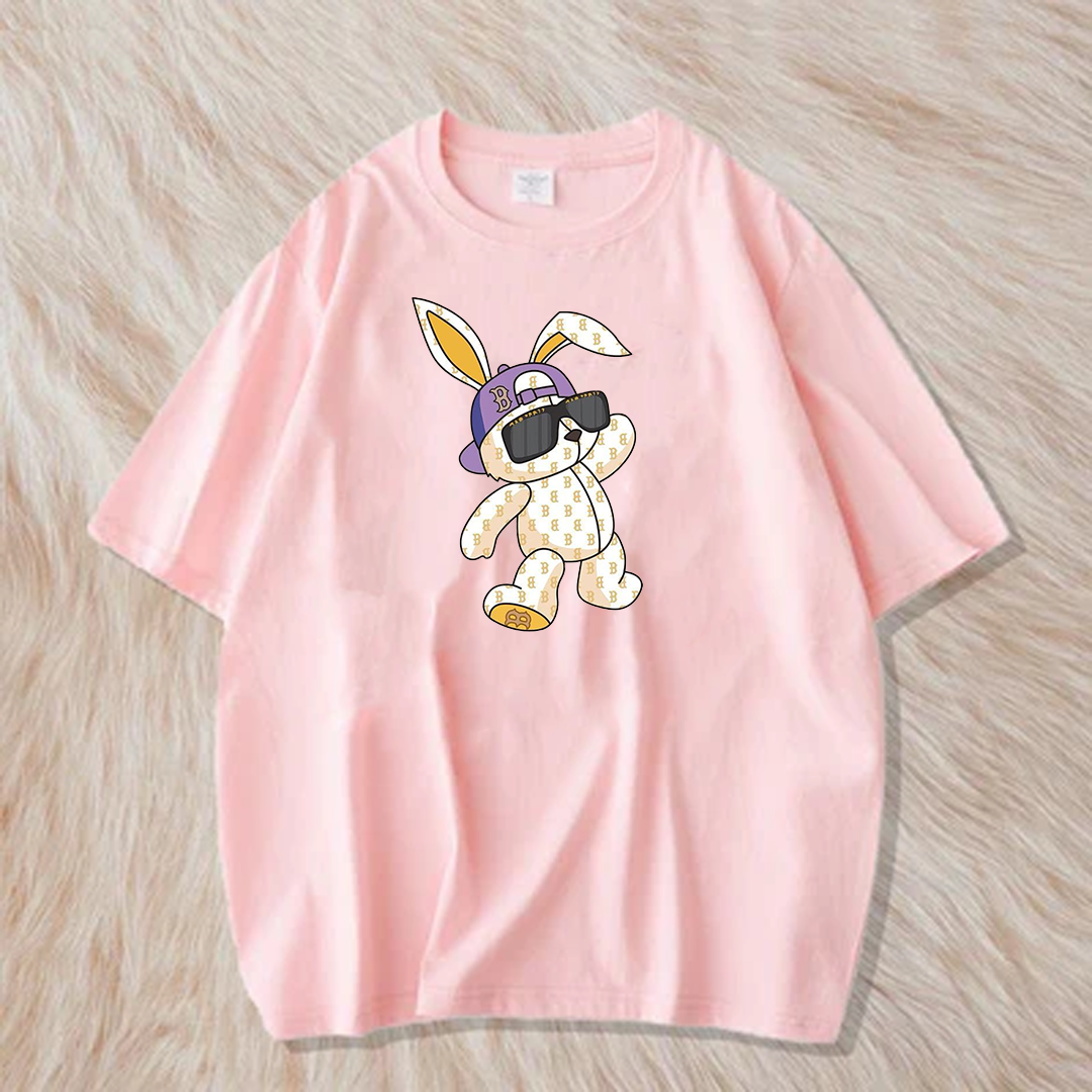 Graphic rabbit t shirt