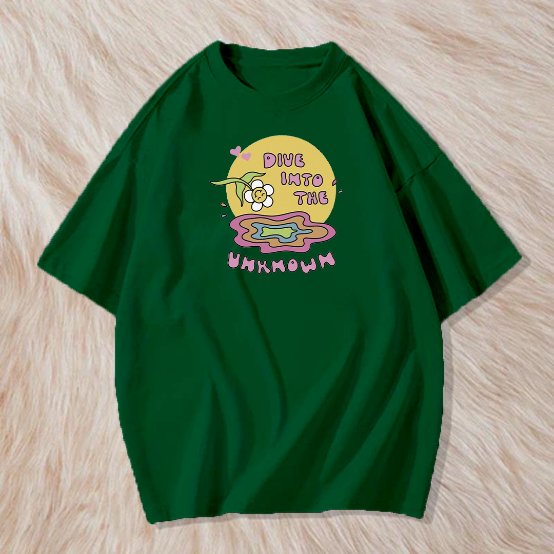 Dive into the unknown t shirt