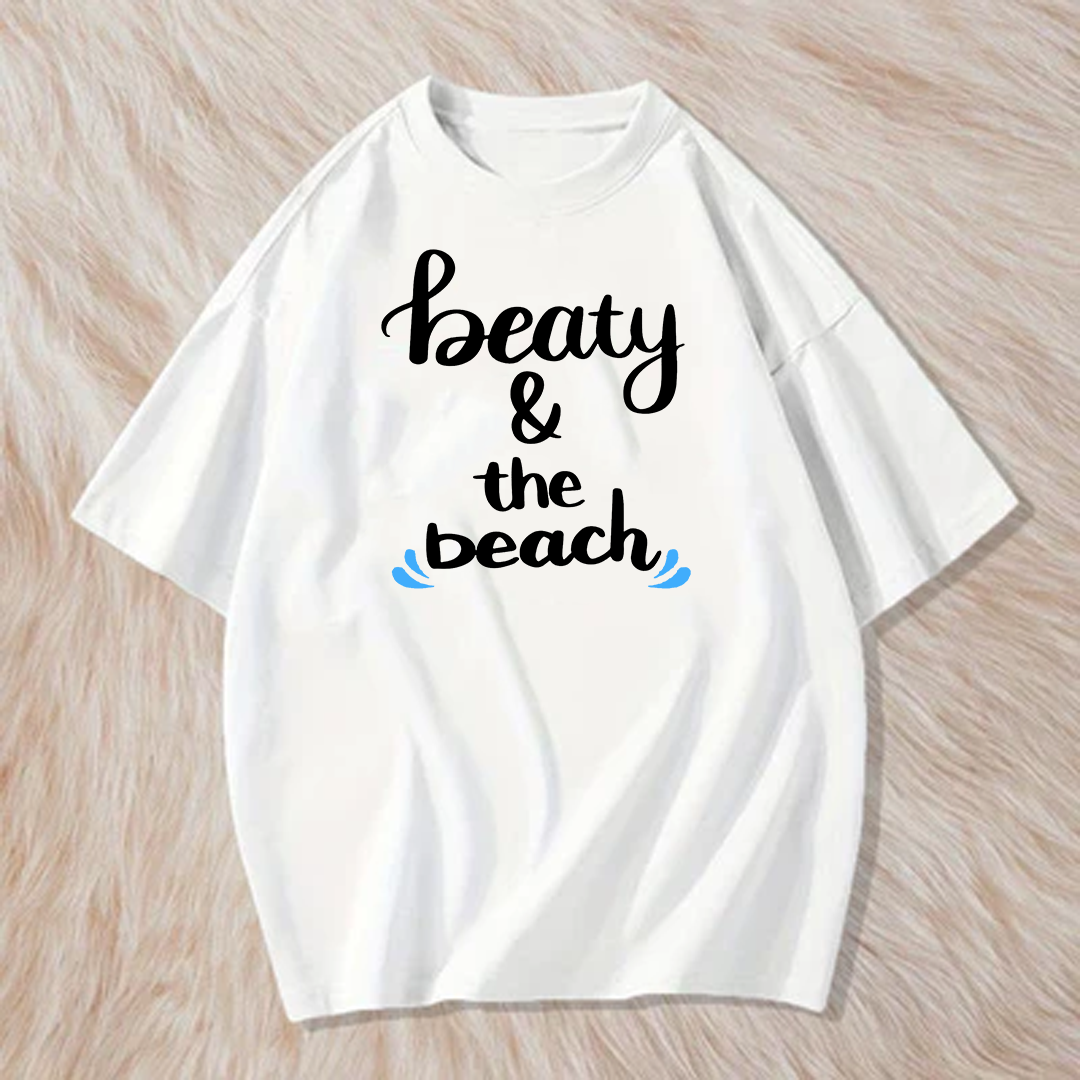 Beauty and the beach t shirt