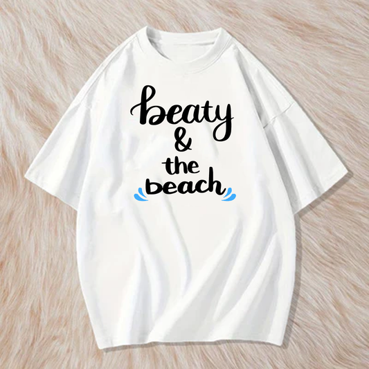 Beauty and the beach t shirt